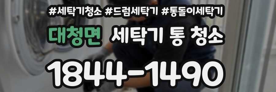 대청면 세탁기 통 청소