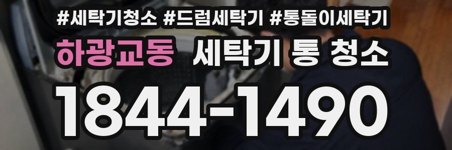 하광교동 세탁기 통 청소