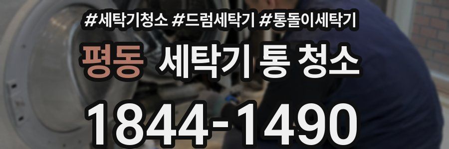 평동 세탁기 통 청소