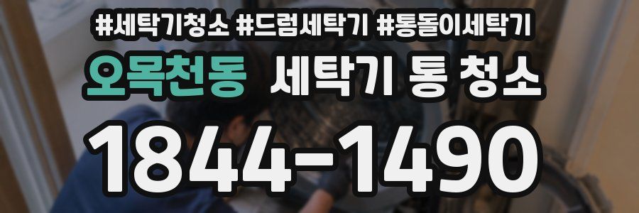 오목천동 세탁기 통 청소