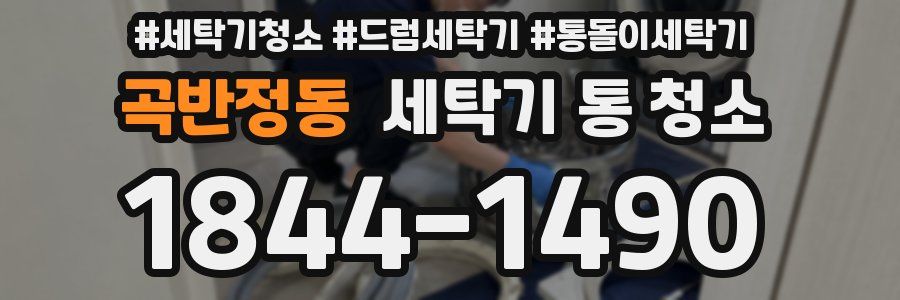 곡반정동 세탁기 통 청소