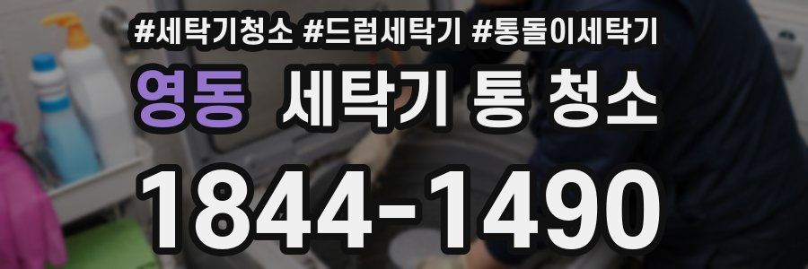영동 세탁기 통 청소