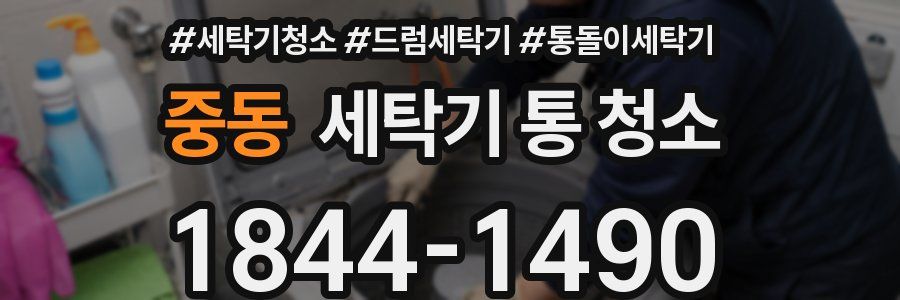 중동 세탁기 통 청소