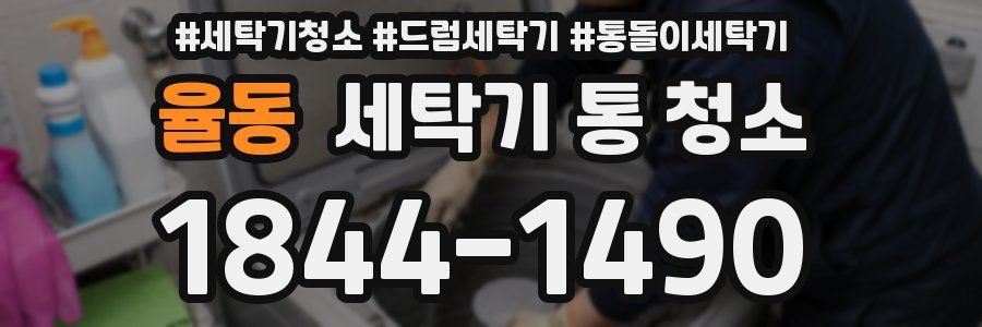 율동 세탁기 통 청소