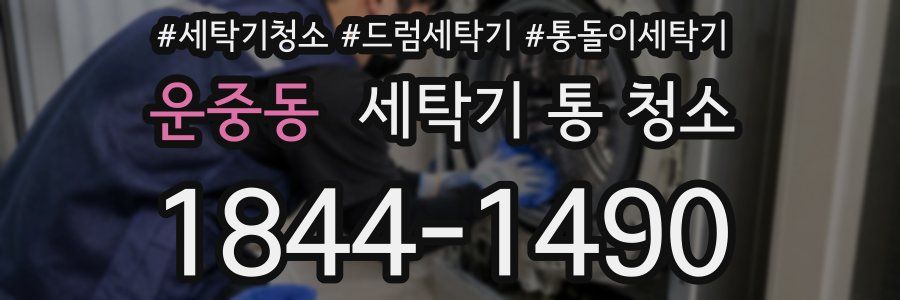 운중동 세탁기 통 청소