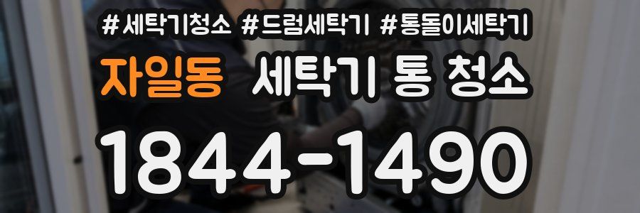 자일동 세탁기 통 청소