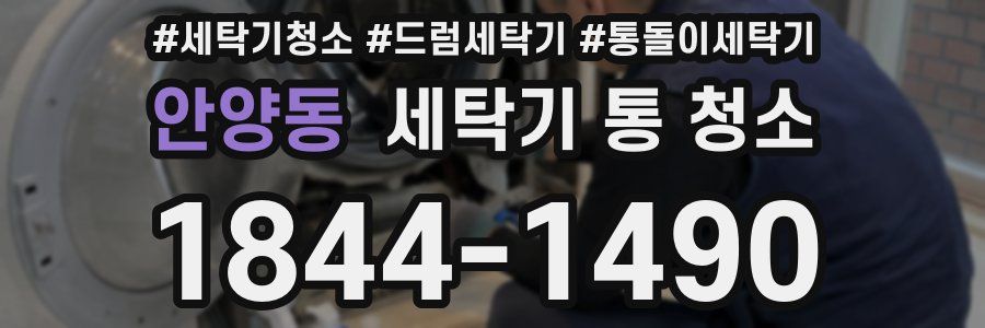 안양동 세탁기 통 청소