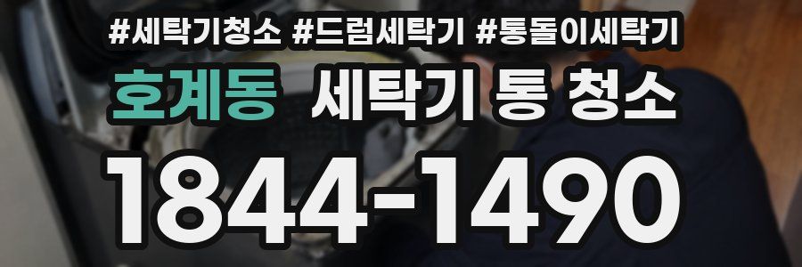 호계동 세탁기 통 청소