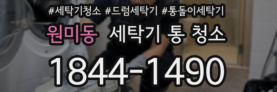원미동 세탁기 통 청소