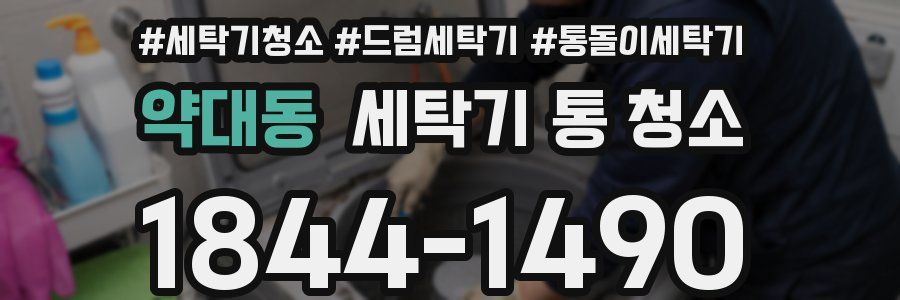 약대동 세탁기 통 청소