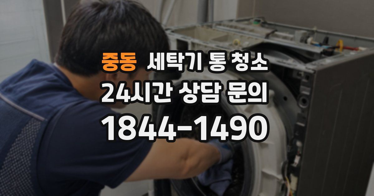 중동 세탁기 통 청소