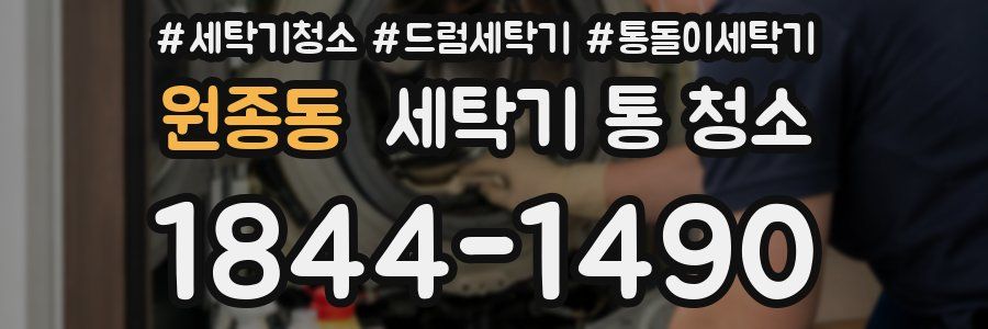 원종동 세탁기 통 청소