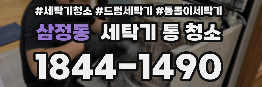 삼정동 세탁기 통 청소