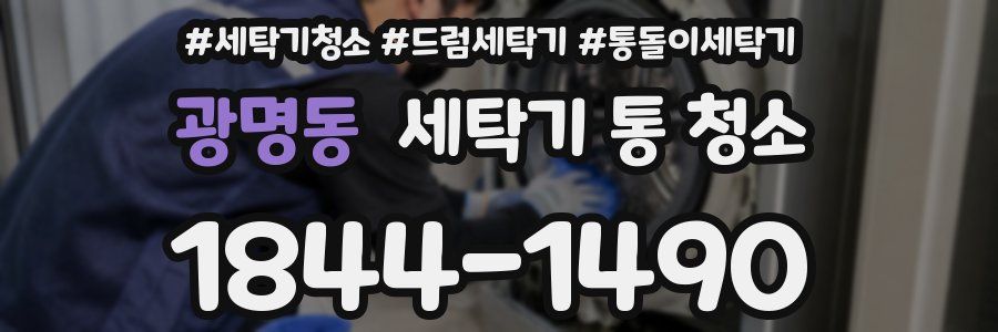 광명동 세탁기 통 청소