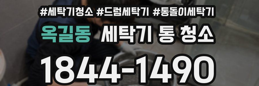 옥길동 세탁기 통 청소