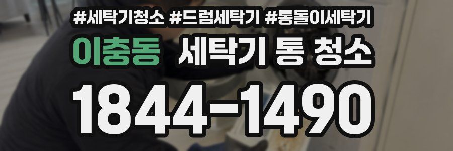 이충동 세탁기 통 청소