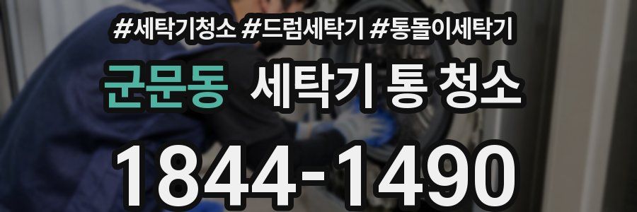 군문동 세탁기 통 청소