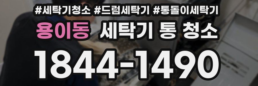 용이동 세탁기 통 청소