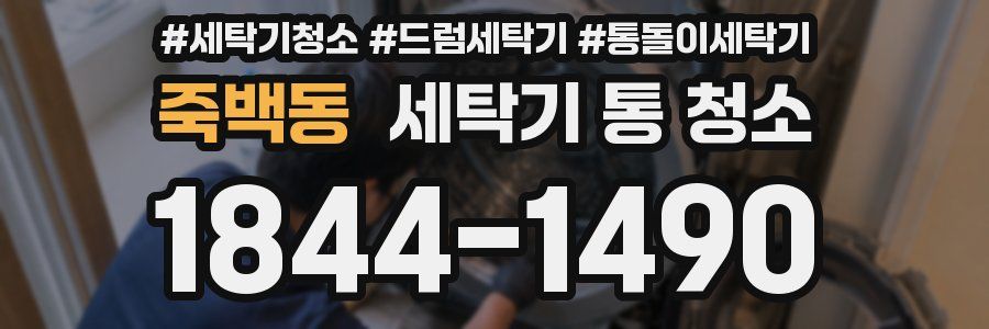 죽백동 세탁기 통 청소