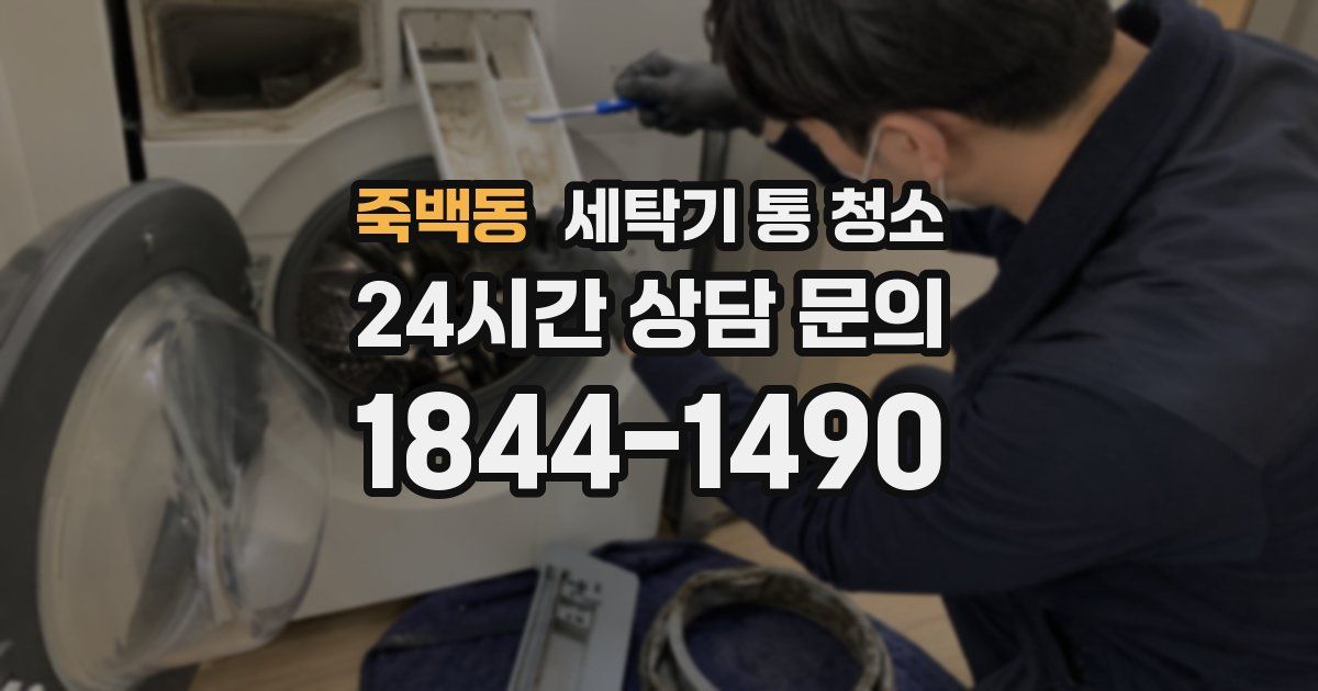 죽백동 세탁기 통 청소