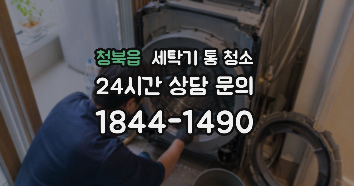 청북읍 세탁기 통 청소