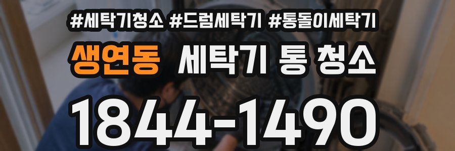생연동 세탁기 통 청소