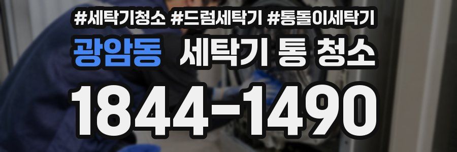 광암동 세탁기 통 청소