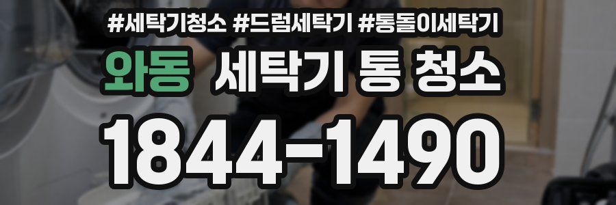 와동 세탁기 통 청소