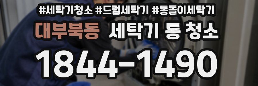 대부북동 세탁기 통 청소
