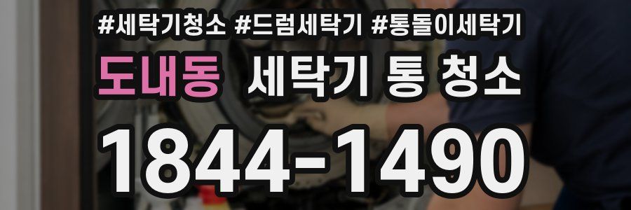 도내동 세탁기 통 청소