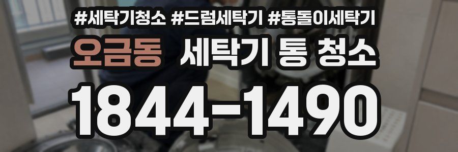 오금동 세탁기 통 청소