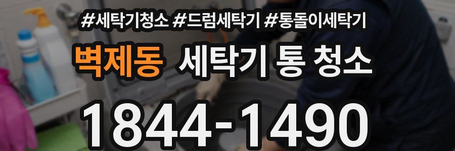 벽제동 세탁기 통 청소