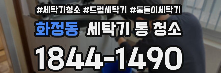 화정동 세탁기 통 청소
