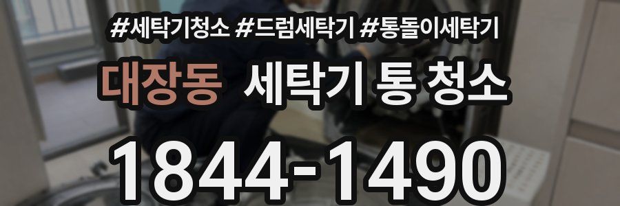 대장동 세탁기 통 청소