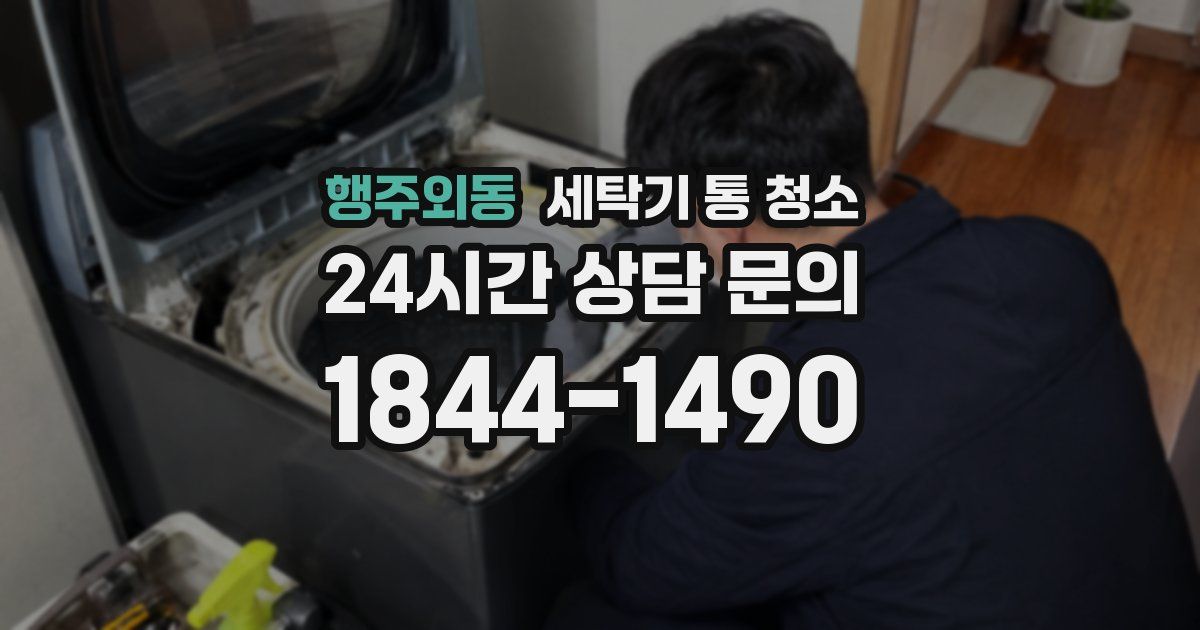 행주외동 세탁기 통 청소