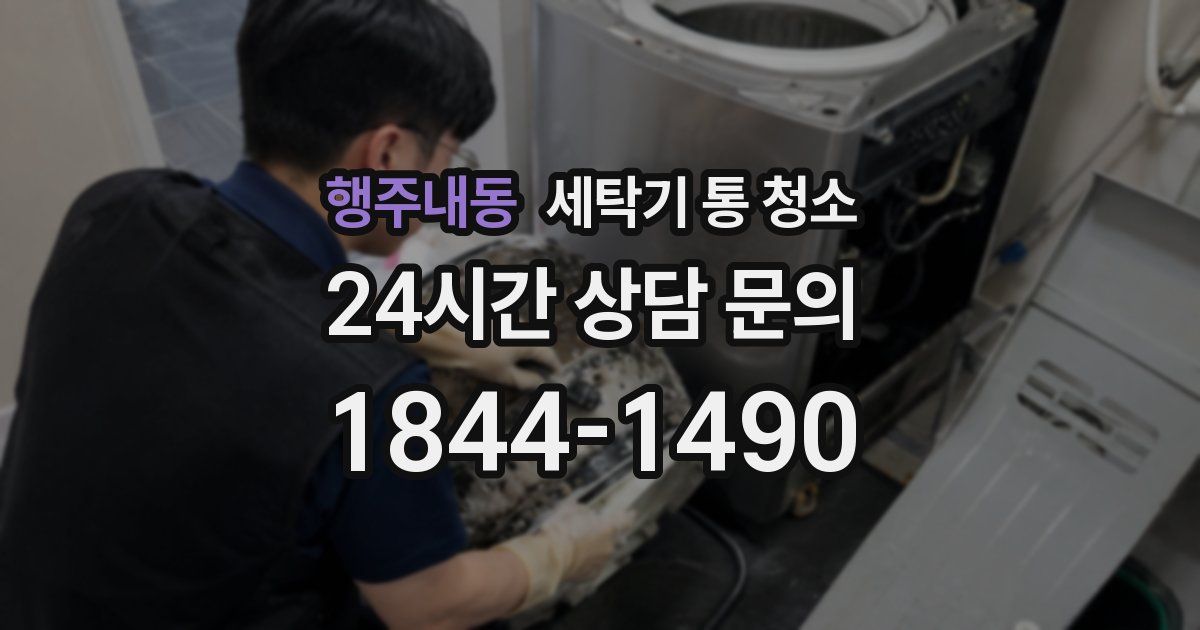 행주내동 세탁기 통 청소
