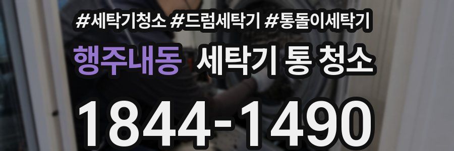 행주내동 세탁기 통 청소