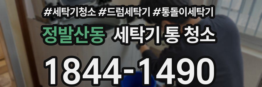 정발산동 세탁기 통 청소