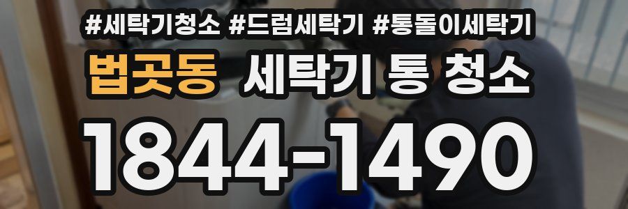 법곳동 세탁기 통 청소