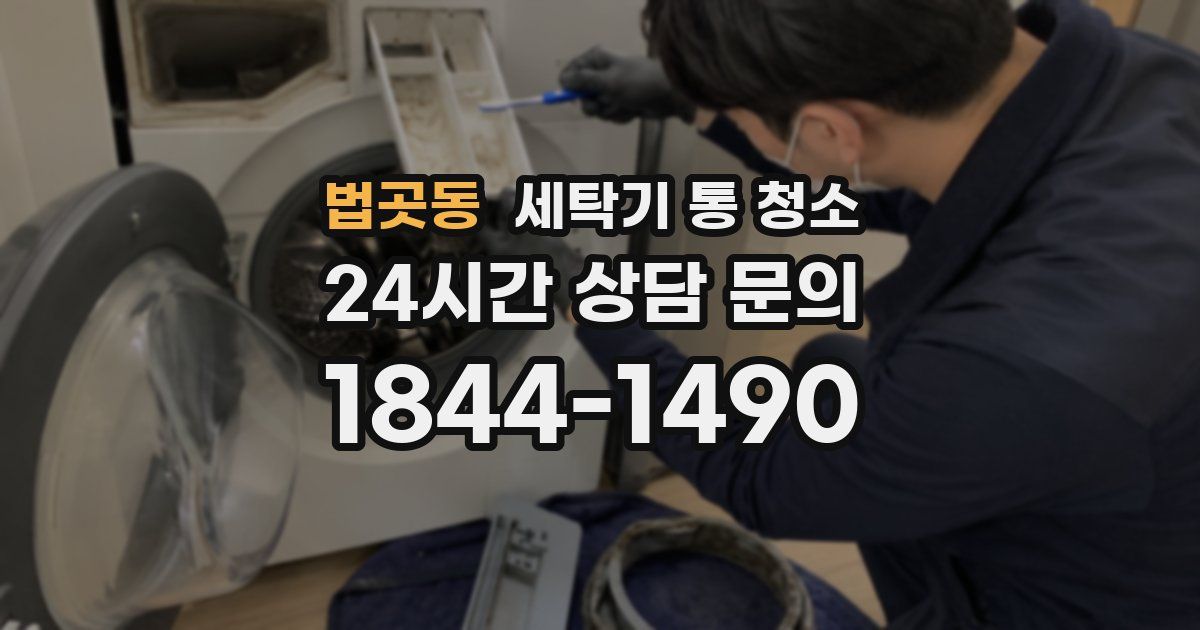 법곳동 세탁기 통 청소