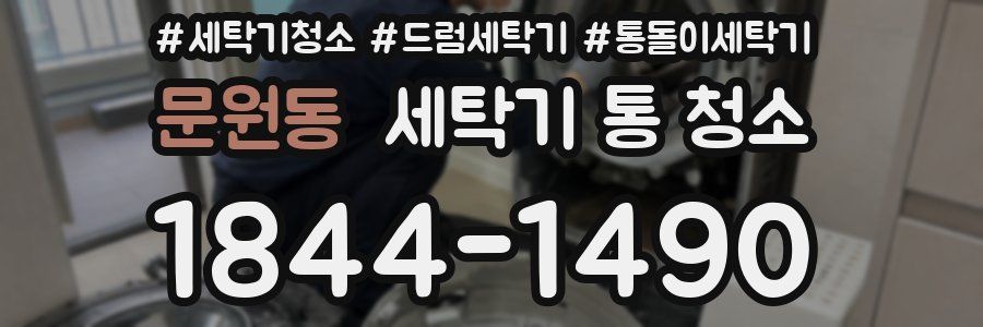 문원동 세탁기 통 청소