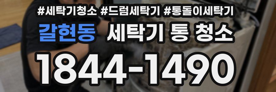 갈현동 세탁기 통 청소