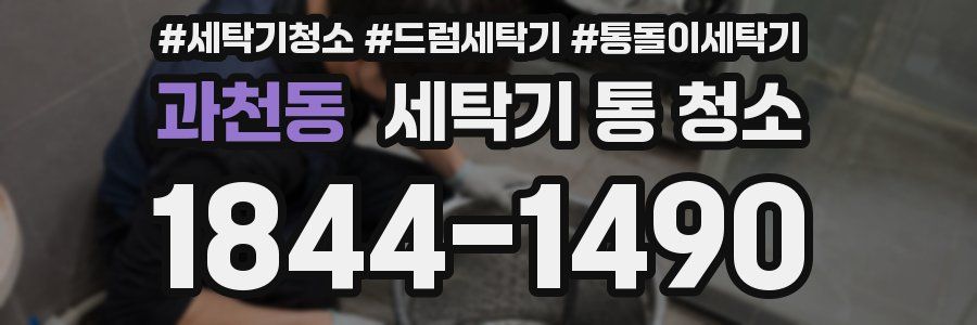 과천동 세탁기 통 청소