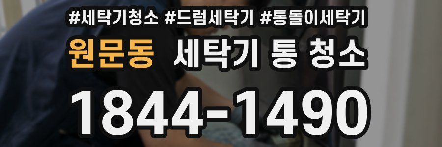원문동 세탁기 통 청소