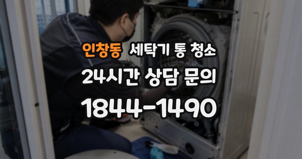 인창동 세탁기 통 청소