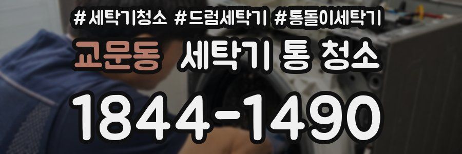 교문동 세탁기 통 청소