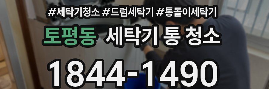 토평동 세탁기 통 청소