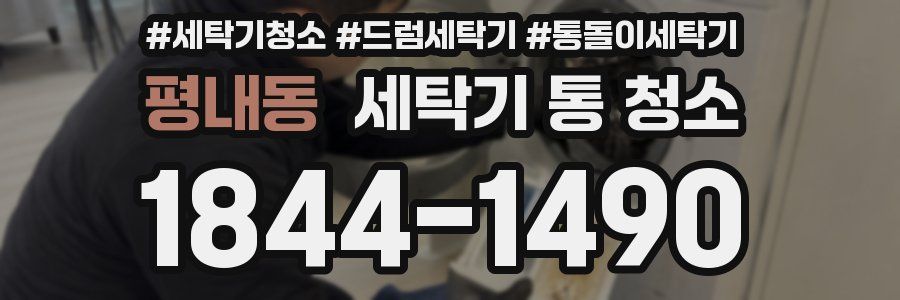 평내동 세탁기 통 청소