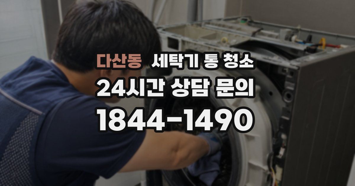 다산동 세탁기 통 청소