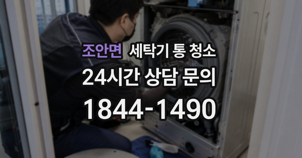 조안면 세탁기 통 청소